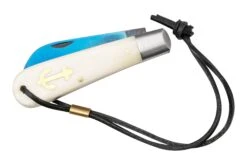 Otter Anchor Knife SET 173 KN Large Blued Carbon, Bone, Brass Anchor, Leather Strap Couteau De Poche 19 Otter Anchor Knife SET 173 KN Large Blued Carbon, Bone, Brass Anchor, Leather Strap Couteau De Poche -Nitecore Soldes Boutique ORSET173KN 07 otter