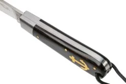 Otter Anchor Knife SET 173 Large Stainless, Grenadilla, Brass Anchor, Leather Strap Couteau De Poche 16 Otter Anchor Knife SET 173 Large Stainless, Grenadilla, Brass Anchor, Leather Strap Couteau De Poche -Nitecore Soldes Boutique ORSET173 06 otter