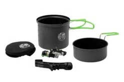 Optimus Crux Weekend HE Cook System Réchaud à Gaz Avec Casseroles, 8019743