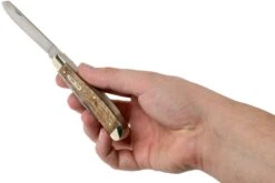 Old Timer Gunstock Trapper 94OTWDesert Ironwood, Couteau De Poche Slipjoint -Nitecore Soldes Boutique OT94OTW 05 schrade old timer