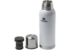 Stanley The Stainless Steel Vacuum Bottle 1L, Blanc, Bouteille Thermos -Nitecore Soldes Boutique PI10 01570 021 03 stanley