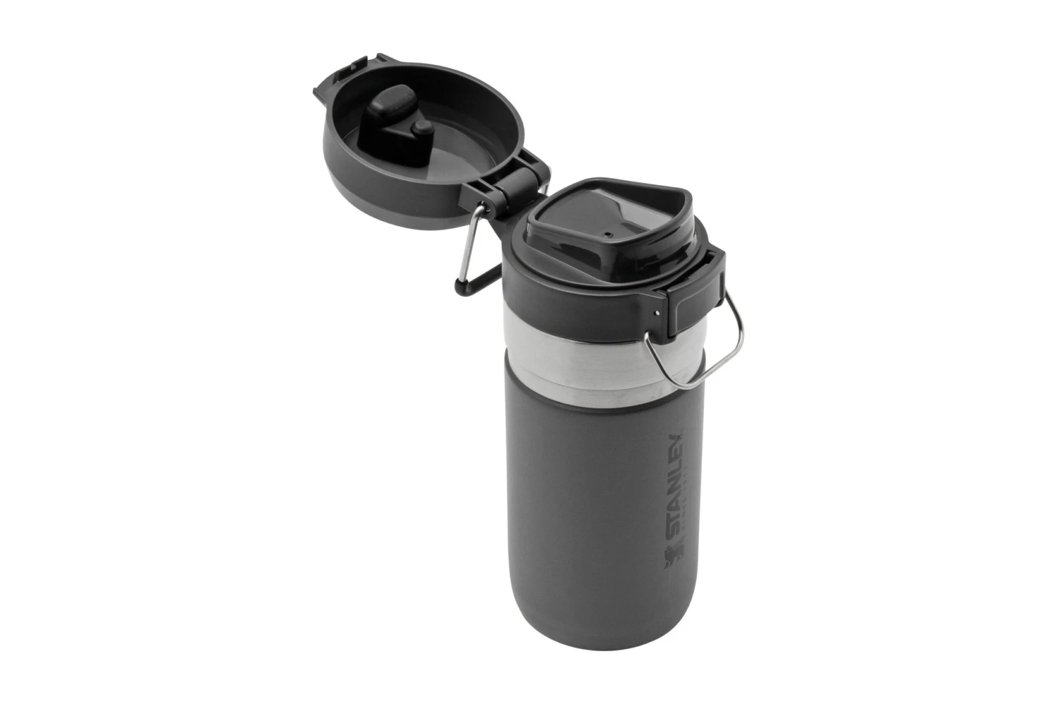 Stanley The Quick Flip, 470 Ml, Charcoal, Bouteille Thermos 5 Stanley The Quick Flip, 470 Ml, Charcoal, Bouteille Thermos – Image 3