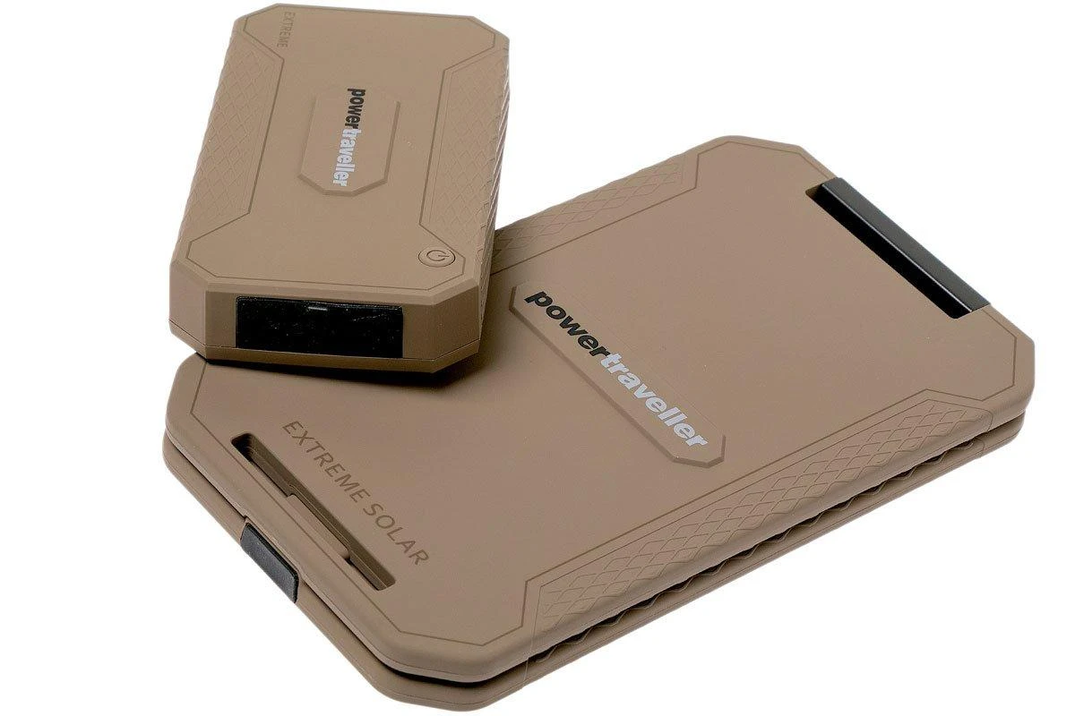 Powertraveller Tactical Extreme Solar Charger Et Powerbank 12.000mAh, Vert 4 Powertraveller Tactical Extreme Solar Charger Et Powerbank 12.000mAh, Vert – Image 2