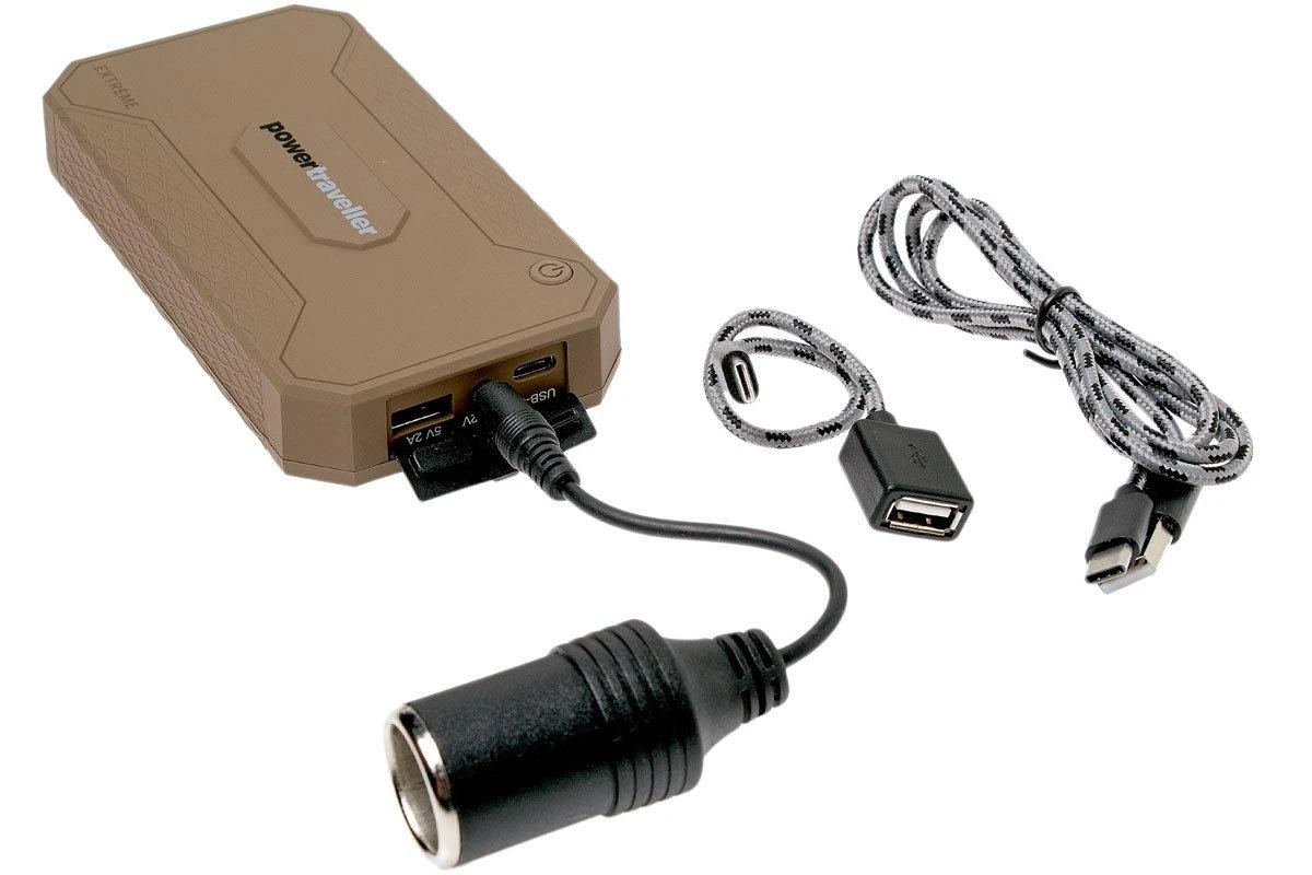 Powertraveller Tactical Extreme Solar Charger Et Powerbank 12.000mAh, Vert 5 Powertraveller Tactical Extreme Solar Charger Et Powerbank 12.000mAh, Vert – Image 3