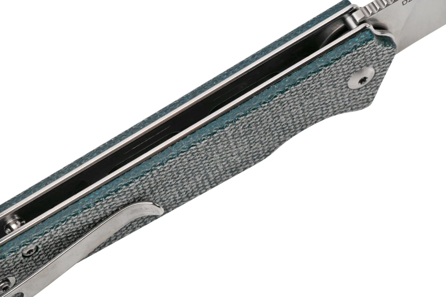 QSP Knife Mamba V2 QS111-H1 Satin, Blue Micarta Couteau De Poche 8 QSP Knife Mamba V2 QS111-H1 Satin, Blue Micarta Couteau De Poche – Image 6