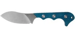 QSP Knife Neckmuk QS125-D Blue Micarta Couteau De Cou