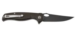 QSP Knife Gavial, QS126-D2 Blackwashed D2, Dark Brown Micarta Couteau De Poche 9 QSP Knife Gavial, QS126-D2 Blackwashed D2, Dark Brown Micarta Couteau De Poche -Nitecore Soldes Boutique QS126 D2 02 qsp