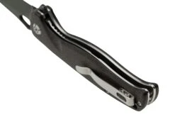 QSP Knife Gavial, QS126-D2 Blackwashed D2, Dark Brown Micarta Couteau De Poche 11 QSP Knife Gavial, QS126-D2 Blackwashed D2, Dark Brown Micarta Couteau De Poche -Nitecore Soldes Boutique QS126 D2 04 qsp