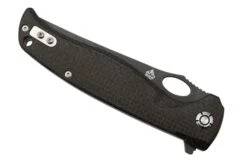 QSP Knife Gavial, QS126-D2 Blackwashed D2, Dark Brown Micarta Couteau De Poche 13 QSP Knife Gavial, QS126-D2 Blackwashed D2, Dark Brown Micarta Couteau De Poche -Nitecore Soldes Boutique QS126 D2 06 qsp