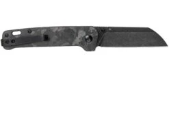 QSP Knife Penguin QS130-U Shredded Carbonfiber G10, Blackwashed, Couteau De Poche -Nitecore Soldes Boutique QS130 U 02 qsp knife