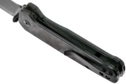 QSP Knife Penguin QS130-U Shredded Carbonfiber G10, Blackwashed, Couteau De Poche -Nitecore Soldes Boutique QS130 U 05 qsp knife