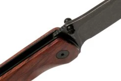 QSP Knife Hawk QS131-O2 Mkuruti Wood, Blackwashed, Couteau De Poche -Nitecore Soldes Boutique QS131 O2 06 qsp knife