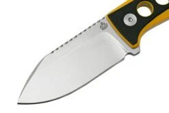 QSP Knife Canary QS141-A1 Stonewashed, Black Yellow G10, Couteau De Cou -Nitecore Soldes Boutique QS141 A1 03 qsp
