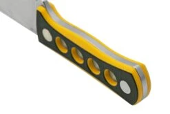 QSP Knife Canary QS141-A1 Stonewashed, Black Yellow G10, Couteau De Cou -Nitecore Soldes Boutique QS141 A1 04 qsp