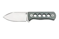 QSP Knife Canary QS141-D1 Stonewashed, Denim Micarta, Couteau De Cou