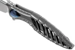 Rike Thor 6 Dark Grey Titanium, Couteau De Poche Intégral -Nitecore Soldes Boutique RKTHOR6 DG 07 rike knives rkthor6 dg 07