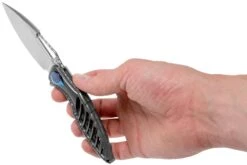 Rike Thor 6 Dark Grey Titanium, Couteau De Poche Intégral -Nitecore Soldes Boutique RKTHOR6 DG 08 rike knives rkthor6 dg 08