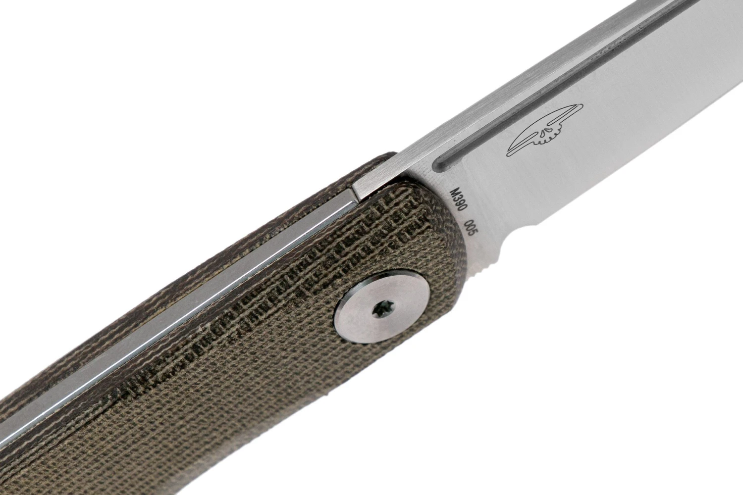 Real Steel Luna Premium II M390, Green Micarta 7006P Knivesandtools Exclusive Couteau De Poche Slipjoint 8 Real Steel Luna Premium II M390, Green Micarta 7006P Knivesandtools Exclusive Couteau De Poche Slipjoint – Image 6