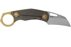 Real Steel Shade 7913 Black Gold Karambit Couteau De Poche, Poltergeist Design -Nitecore Soldes Boutique RL7913 02 real steel