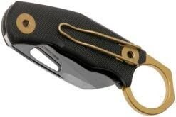 Real Steel Shade 7913 Black Gold Karambit Couteau De Poche, Poltergeist Design -Nitecore Soldes Boutique RL7913 04 real steel