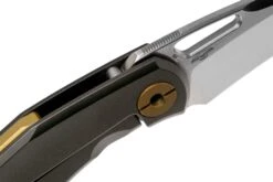 Real Steel Shade 7913 Black Gold Karambit Couteau De Poche, Poltergeist Design -Nitecore Soldes Boutique RL7913 06 real steel