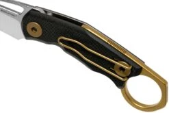Real Steel Shade 7913 Black Gold Karambit Couteau De Poche, Poltergeist Design -Nitecore Soldes Boutique RL7913 07 real steel