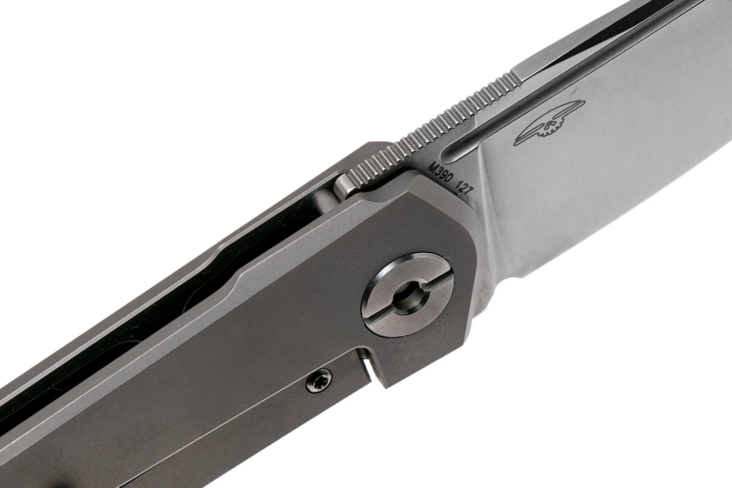 Real Steel Phasma Free, M390 Titanium, Nail Groove 9226 Couteau De Poche, Poltergeist Design 8 Real Steel Phasma Free, M390 Titanium, Nail Groove 9226 Couteau De Poche, Poltergeist Design – Image 6