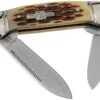 Rough Ryder Mini Canoe Amber Bone RR058 Couteau De Poche Slipjoint -Nitecore Soldes Boutique RY058 01 rough ryder