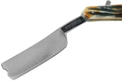 Rough Ryder Folding Razor Cinnamon Stag RR2159 Damascus Rasoir Coupe-choux -Nitecore Soldes Boutique RY2159 03 rough ryder