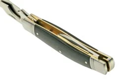 Rough Ryder Reserve Common Stock D2 Black Micarta, RRR008 Couteau De Poche Slipjoint -Nitecore Soldes Boutique RYR008 05 roughryder