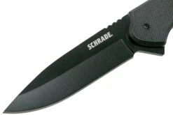 Schrade Fixed Knife 4" Drop Point 1124286 Tan & Black FRN Couteau De Poche -Nitecore Soldes Boutique SC1124286 03 schrade