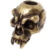Schmuckatelli Fang Skull Bead Black Roman Brass Oxidized -Nitecore Soldes Boutique SEFRBO 01 schmuckatelli