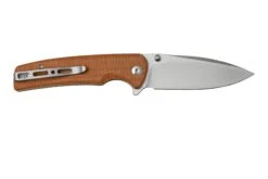 SENCUT Sachse S21007-3 Brown Micarta, Couteau De Poche -Nitecore Soldes Boutique SES21007 3 02 sencut