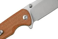SENCUT Sachse S21007-3 Brown Micarta, Couteau De Poche -Nitecore Soldes Boutique SES21007 3 05 sencut