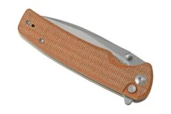 SENCUT Sachse S21007-3 Brown Micarta, Couteau De Poche -Nitecore Soldes Boutique SES21007 3 06 sencut