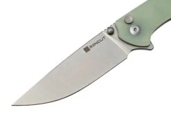 SENCUT Crowley S21012-1 Stonewashed, Natural G10, Couteau De Poche -Nitecore Soldes Boutique SES21012 1 03 sencut