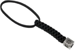 Spyderco Square Bead Pewter Avec Lanyard