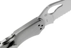 Spyderco Harrier 2 Stainless BY01PS2 Couteau De Poche Partly Serrated -Nitecore Soldes Boutique SPBY01PS2 06 spyderco