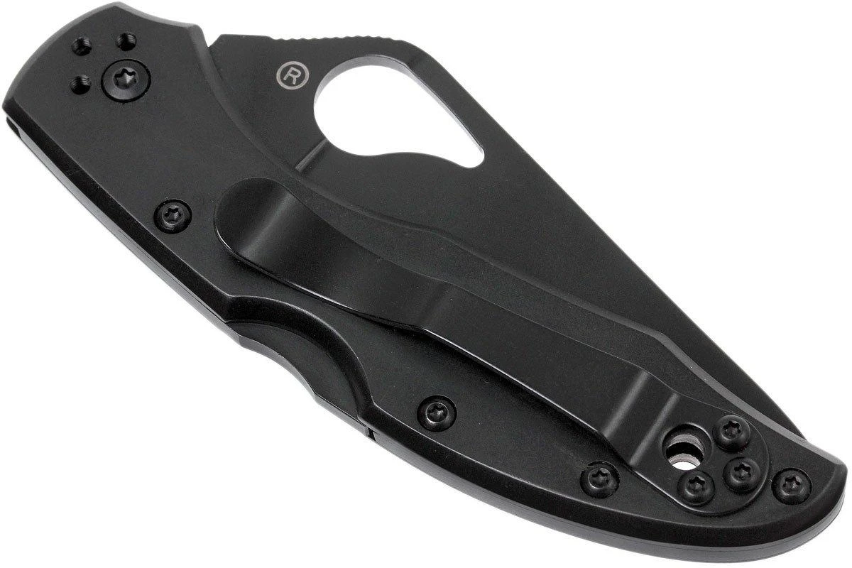 Spyderco Byrd Meadowlark Black 04BKPS2 Partly Serrated Couteau De Poche 6 Spyderco Byrd Meadowlark Black 04BKPS2 Partly Serrated Couteau De Poche – Image 4