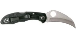 Spyderco Tasman Salt 2 C106PBK2 Plain Edge Couteau De Poche, Noir -Nitecore Soldes Boutique SPC106PBK2 02 spyderco spc106pbk2 02