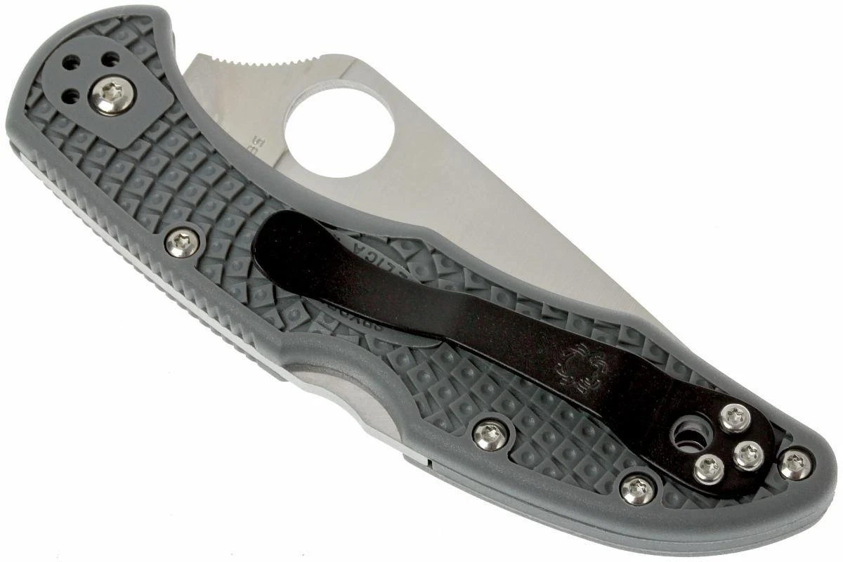 Spyderco Delica 4 Grey C11FPGY Couteau De Poche 6 Spyderco Delica 4 Grey C11FPGY Couteau De Poche – Image 4