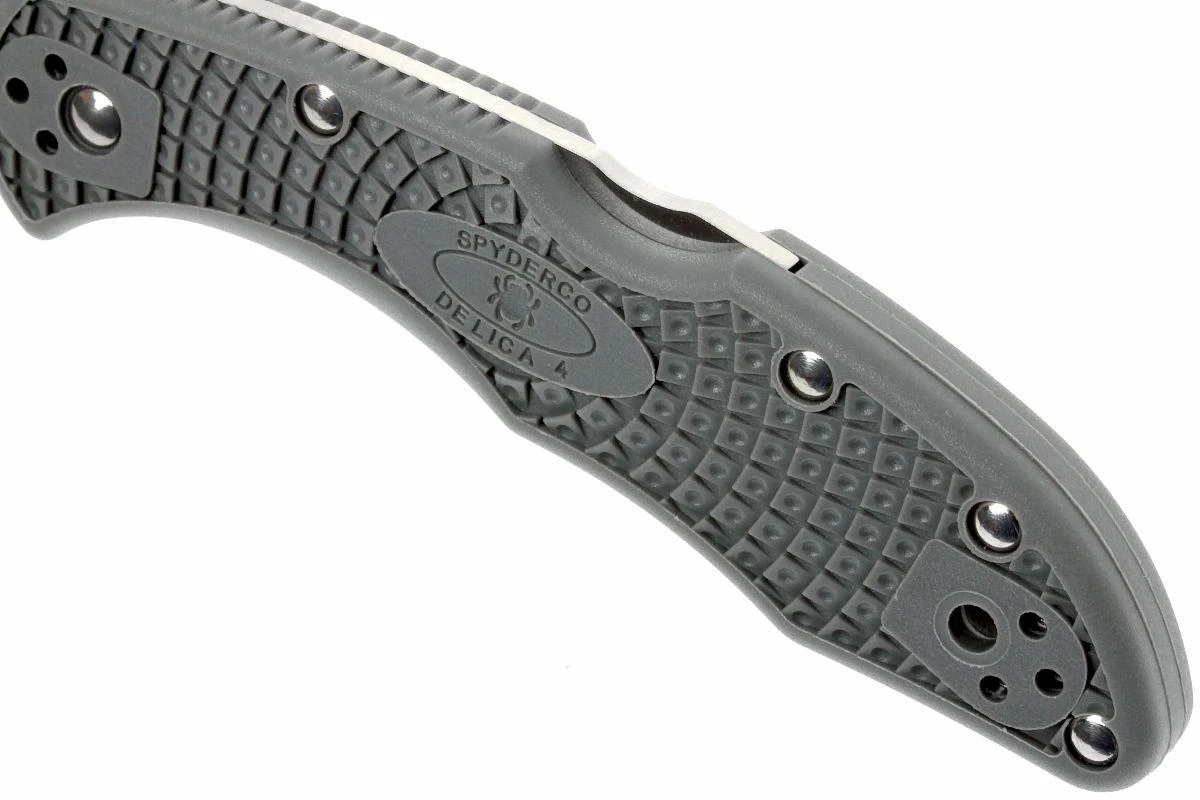 Spyderco Delica 4 Grey C11FPGY Couteau De Poche 7 Spyderco Delica 4 Grey C11FPGY Couteau De Poche – Image 5