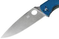 Spyderco Resilience Lightweight S35VN Blue C142PBL FRN Couteau De Poche -Nitecore Soldes Boutique SPC142PBL 03 spyderco