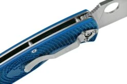 Spyderco Resilience Lightweight S35VN Blue C142PBL FRN Couteau De Poche -Nitecore Soldes Boutique SPC142PBL 06 spyderco