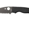 Spyderco Shaman C229GSBK Serrated Couteau De Poche, Sal Glesser Design -Nitecore Soldes Boutique SPC229GSBK 01 spyderco spc229gsbk 01
