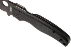 Spyderco Shaman C229GSBK Serrated Couteau De Poche, Sal Glesser Design 16 Spyderco Shaman C229GSBK Serrated Couteau De Poche, Sal Glesser Design -Nitecore Soldes Boutique SPC229GSBK 07 spyderco spc229gsbk 07