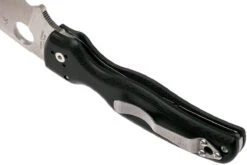 Spyderco Shaman C229GS Serrated Couteau De Poche, Sal Glesser Design 14 Spyderco Shaman C229GS Serrated Couteau De Poche, Sal Glesser Design -Nitecore Soldes Boutique SPC229GS 05 spyderco spc229gs 05