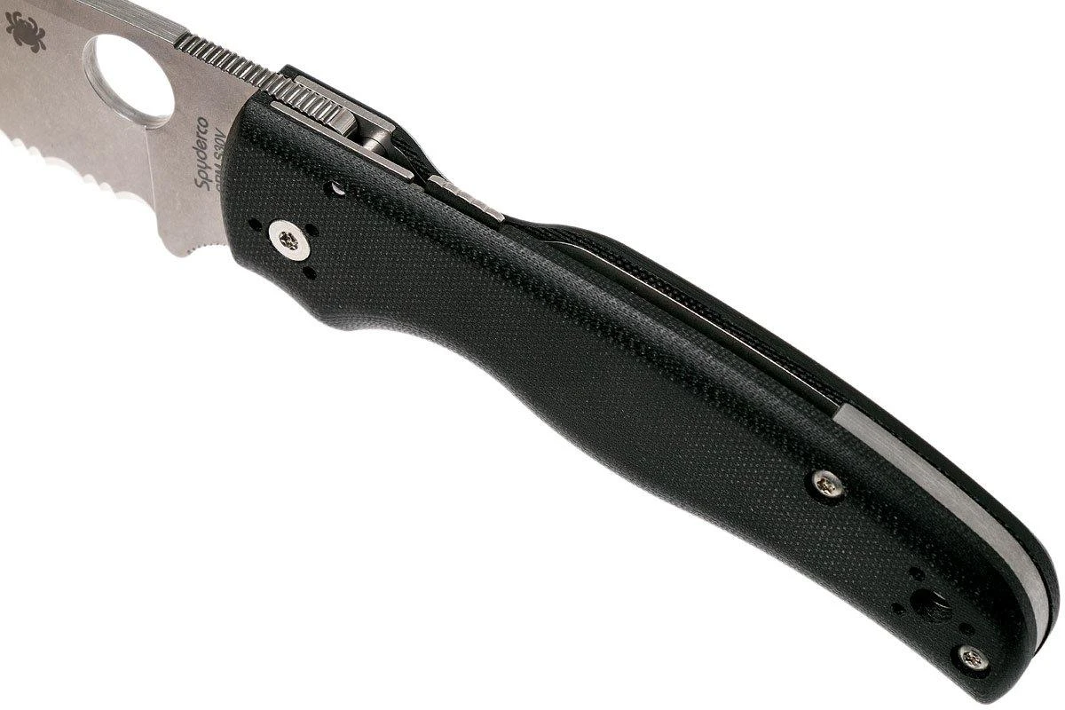 Spyderco Shaman C229GS Serrated Couteau De Poche, Sal Glesser Design 9 Spyderco Shaman C229GS Serrated Couteau De Poche, Sal Glesser Design – Image 7