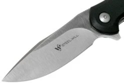 Steel Will Lanner F35M-01 Black G10 Et D2, Couteau De Poche -Nitecore Soldes Boutique SWK F35M 01 03 steel will knives