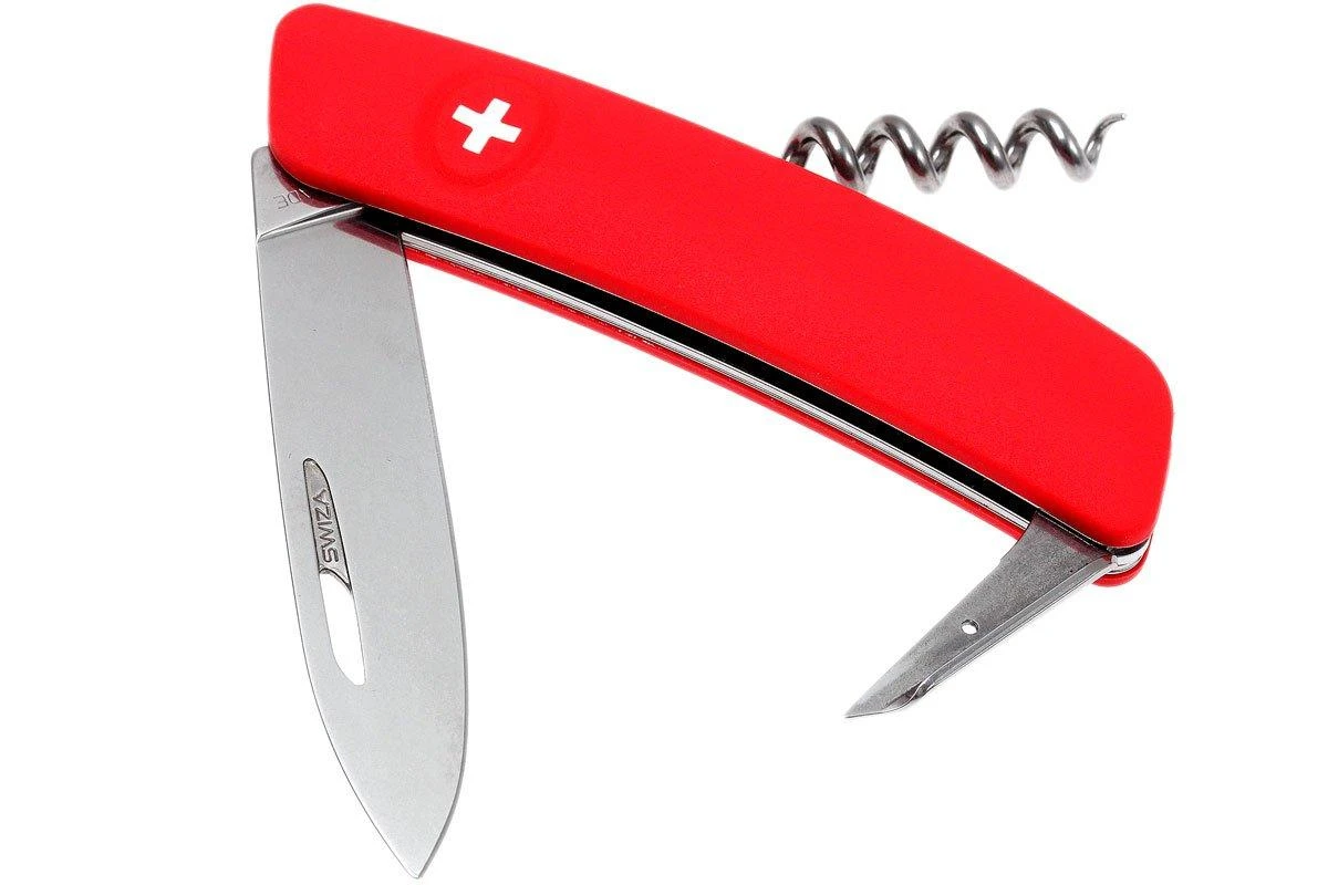 Swiza D01 Couteau De Poche Suisse - Rouge 3 Swiza D01 Couteau De Poche Suisse - Rouge